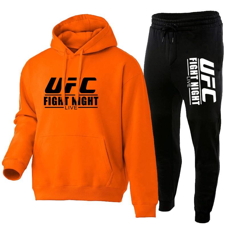 Unisex Hooded Sweatshirt Set With Letter Print Thickened Cotton Blend Loose Fit Winter Casual Sportwear