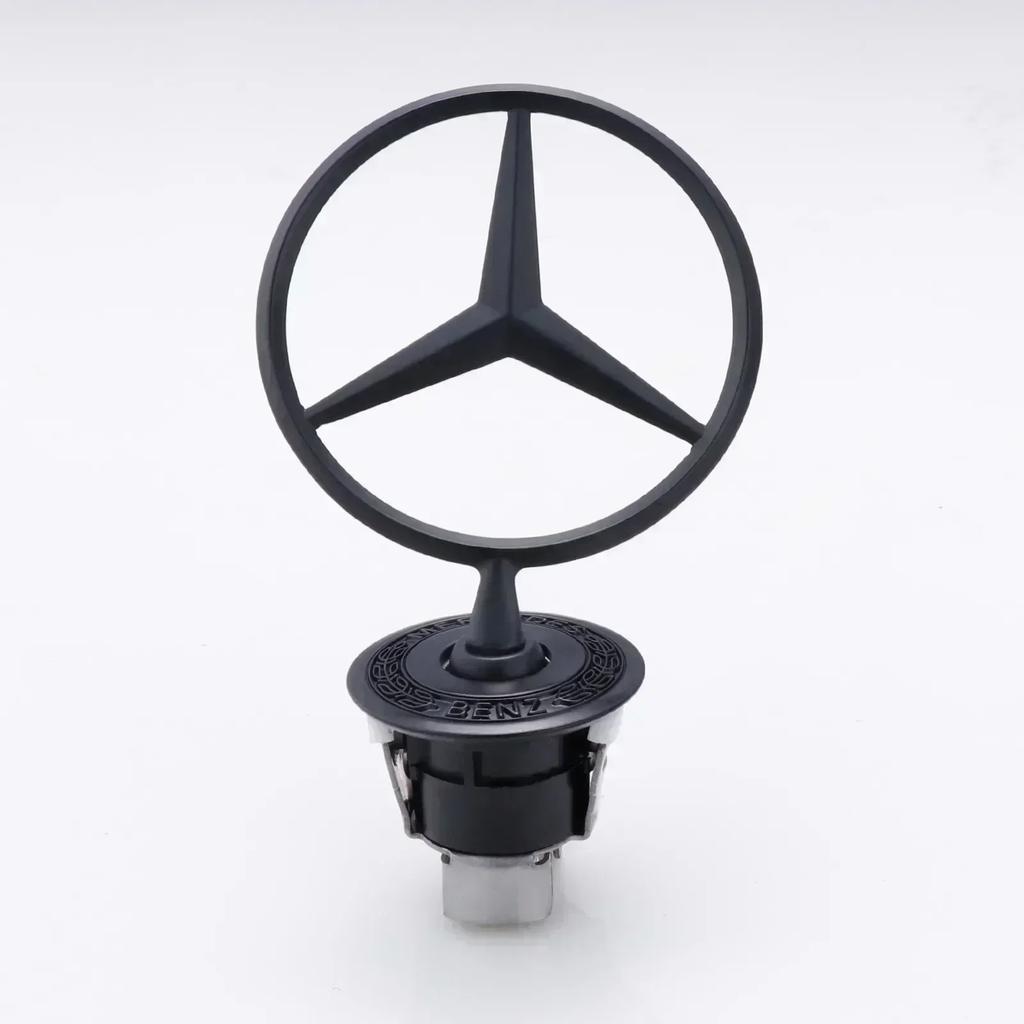 Zinc Alloy Car Front Hood Emblem Bonnet Label Badge Decal For Mercedes Benz C E S Class W204 W205 W212 W213 W211 W220 W222 W223 BK1
