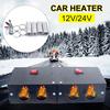 12/24V 800W Four Hole Fast Heating Car Truck Vehicle Air Fan Heater with Switch