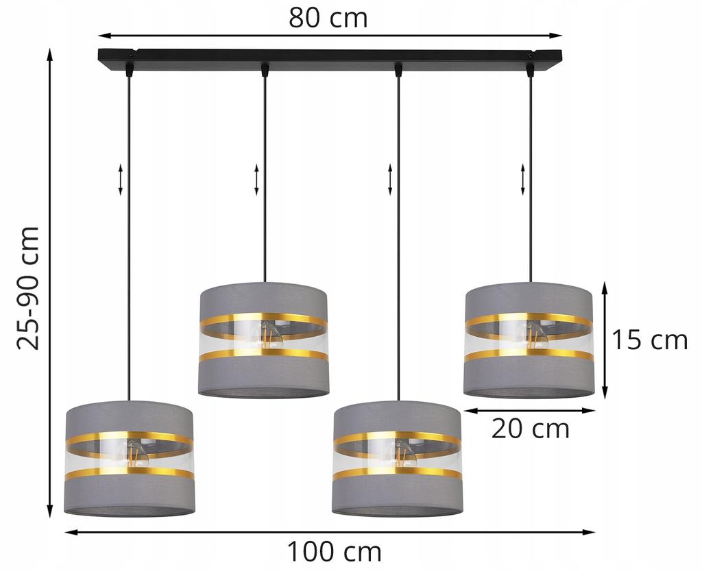 Modern ceiling lamp, chandelier, lampshade