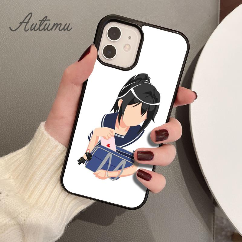 Чехол для телефона Yandere chan Ayano Aishi для iPhone 11 12 13 14 Pro Max mini X XR XS SE 2020 6S 7 8 Plus Samsung Galaxy S21 S22