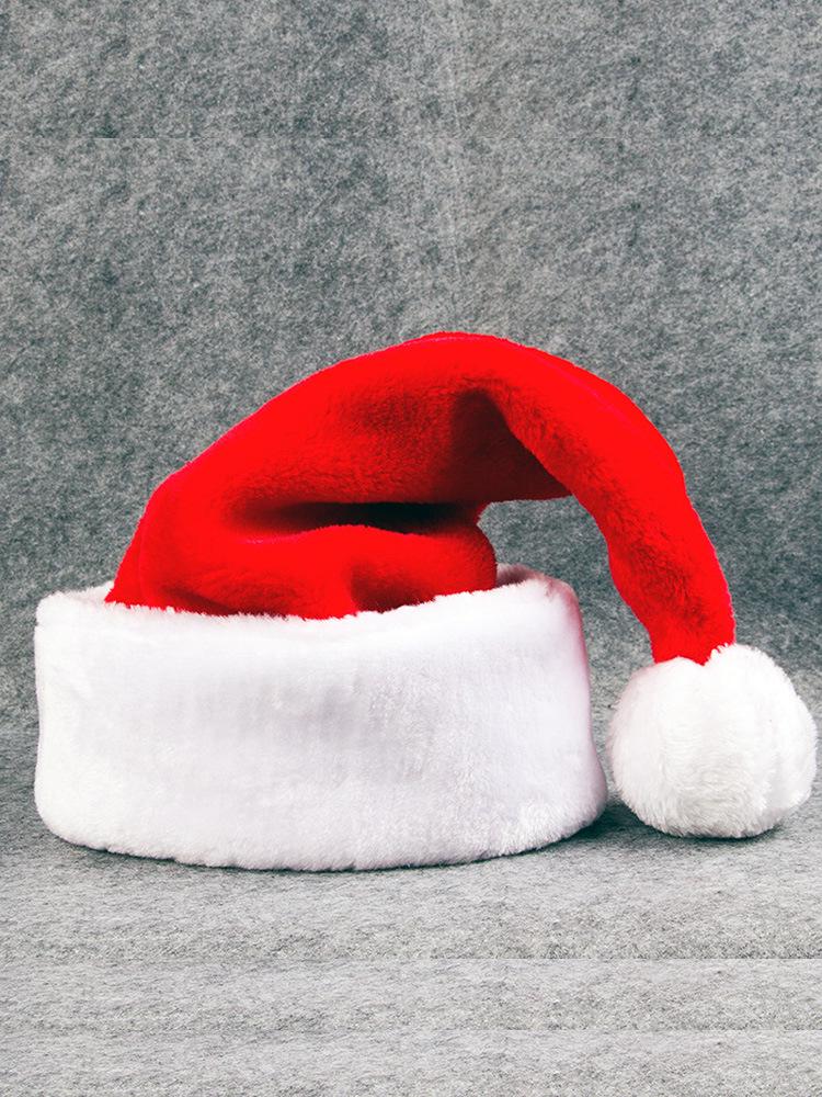 Extra Large Deluxe Plush Santa Hat - Thick, Long, Christmas Decoration