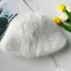Women's Fuzzy Faux Fur Bucket Hat Winter Plush Furry Ladies Hat Fluffy Sherpa Fisherman Cap for Cold Weather