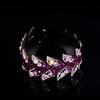 Hair Claw Rhinestone Women Bun Maker Headwear Bird Nest Twist Clip Floral Leaves Hair Claw