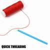 Sewing Threader ABS Cylindrical Colorful Needle Threader Easy To Inser for Knitting Crafting Sewing Accessories