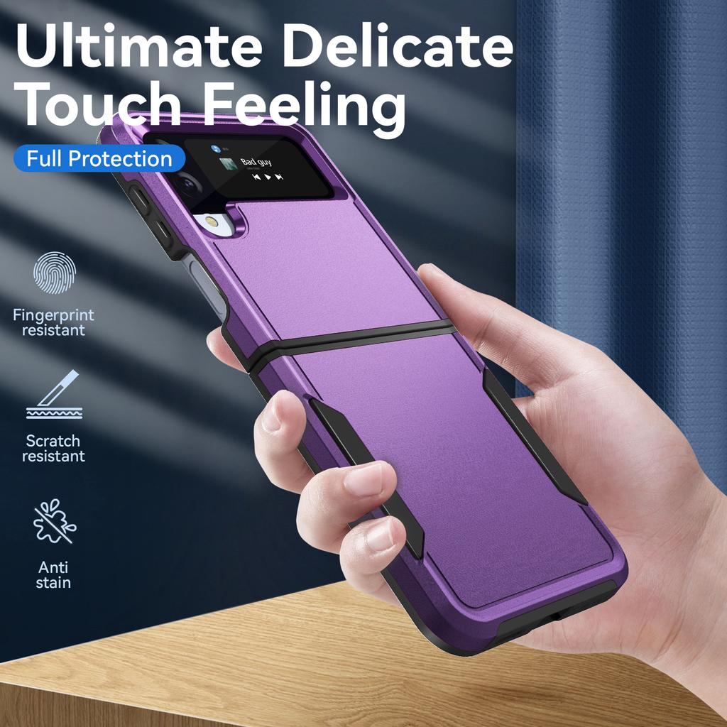 Жесткий пластиковый защитный чехол с защитой от отпечатков пальцев для Samsung Galaxy Z Flip4 5g Flip 4 Zflip4, нескользящие чехлы для Samsung Z Flip 4