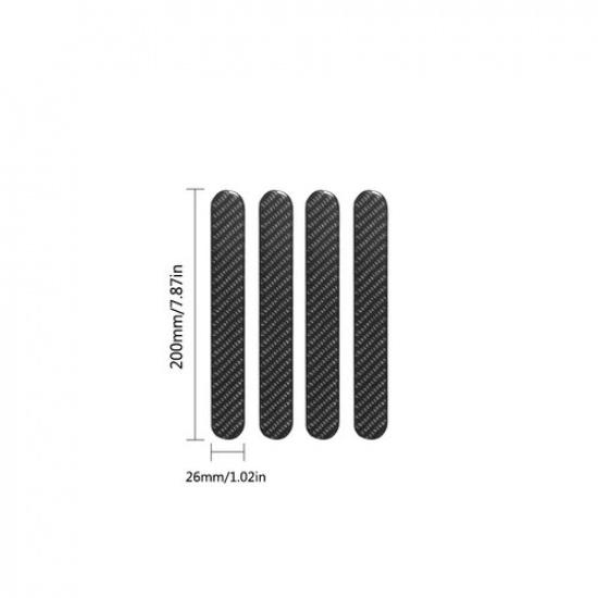 4Pcs Carbon Fiber Interior Door Pull Cover Trim For Ford Explorer 2008-2010