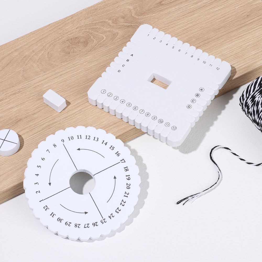Hot Rope Knot DIY Weaving Tool Tray Braided Braiding Cord Disks Apparel Sewing Woven Board Disk