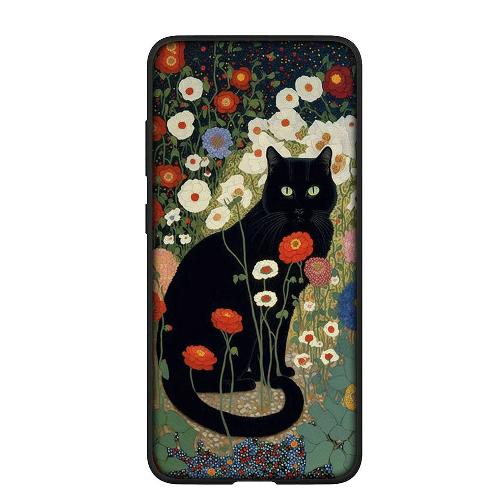 Phone Case for Samsung Galaxy S24 S23 iPhone 15 14 Xiaomi Redmi Note 13 12 11 8 10 9 Pro Max X XR OPPO A15 Huawei Starry Night Van Gogh Painting Cover