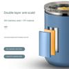 1 шт. 450 мл чашка для кофе с ручкой и крышкой, соломенная термокружка, вакуумная, из нержавеющей стали, двухслойная, большая емкость, портативная, для путешествий