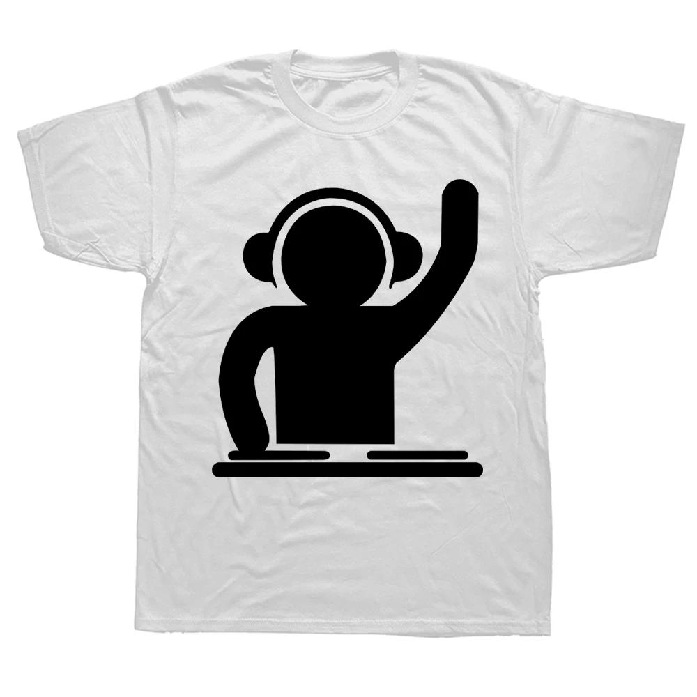 Funny Dj T Shirts Summer Style Graphic Cotton Streetwear Short Sleeve Music Hip Hop Birthday Gifts T-shirts Mens Clothing Tops
