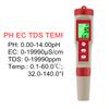 Multifunction Water Quality Tester PH/ TDS/EC /Salinity Tester LCD Digital Water Purity Temperature Meter for Pools Aquariums