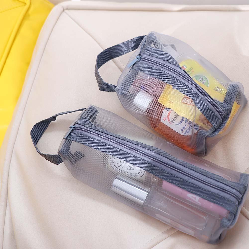Capacity Transparent Korean Storage Bag Skin Care Storage Bag Zipper Makeup Bag Women Cosmetic Bag