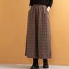 Pants for Women Elastic High Waist Long Trousers Plus Size Thickened Stretchy Versatile Casual Wide Leg Pants