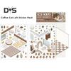 Stickers Sets 3d Scene 4 Reusable Adjustable Diy Cat Cafe House Stickers Stress Relief Entertainment Decals