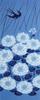 Kenema Japanese Goods Chusen Tenugui Swallow Hydrangea 36 X 90cm Miyamoto-Towel "Flower Garden"