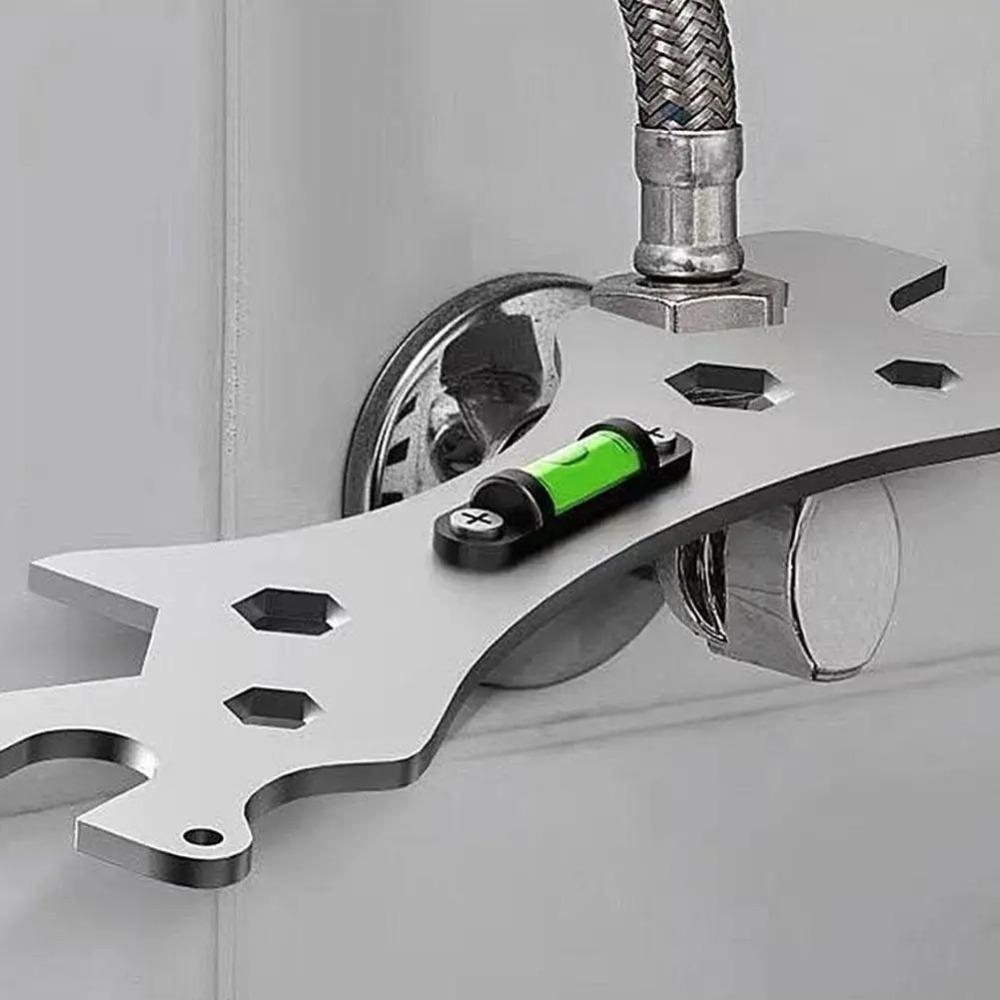 Thickened Hex Screws Wrench Design with Level Gauge Bend Angle Leveling Wrench  Universal