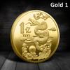 1 шт. 2025 год Змеи памятные монеты китайский зодиак змея медали золото серебряный цвет 3D рельеф год монеты