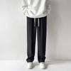 Деловая мужская одежда Y2K, черные, белые, прямые брюки с высокой талией, спортивные штаны, повседневные мешковатые модные костюмы на шнурке, брюки Harajuku, роскошные для женщин