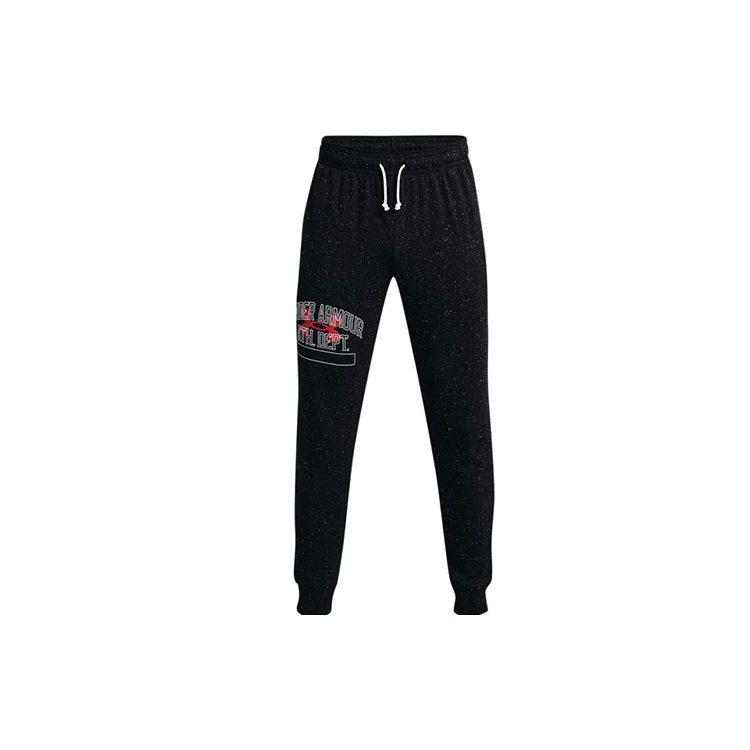 Under Armour Спортивные брюки Rival мужские черные средние 1370357-001