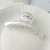 Women Hair Claw Transparent Design Strong Grip Hair Clip Back Head Large Size Hair Organizer Hairstyles Accessories