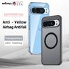 Акриловый противоударный чехол Magsafe для Google Pixel 9 Pro XL 8A 7A 8 Pro 7Pro матовый прозрачный магнитный чехол для беспроводной зарядки