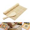 Bamboo Sushi Mat with Rice Spoon Natural Sushi Roller Mat Food-Safe Sushi Making Supplies for Shaping Molding Sushi Roll
