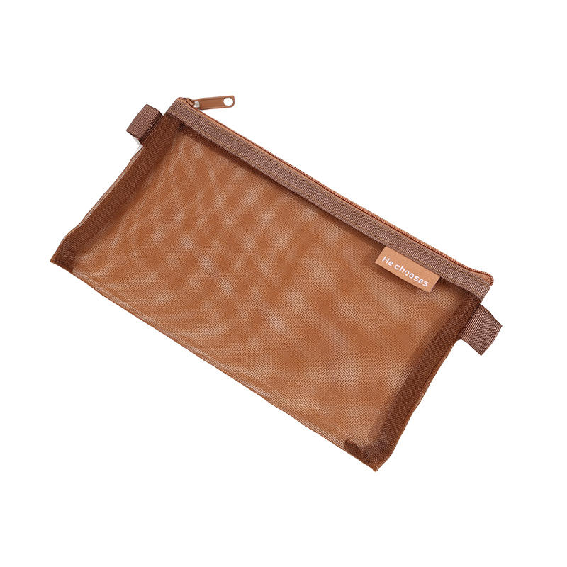 1/2 шт. Креативный сетчатый прозрачный чехол Сумка для хранения Милый портативный пенал-сумка Школьные офисные принадлежности Канцелярские товары