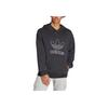adidas Толстовка с капюшоном Adicolor Outline Trefoil черная мужская уличная одежда IU2373