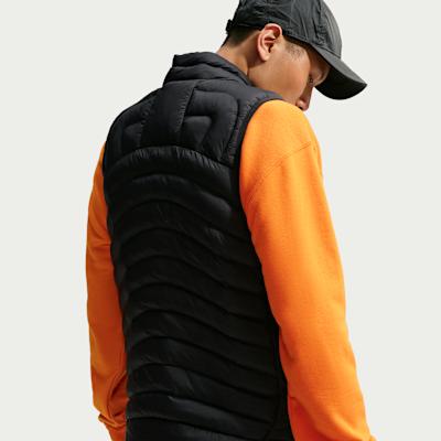 Men's Nike ACG Vests Men's Black Stand Collar Other