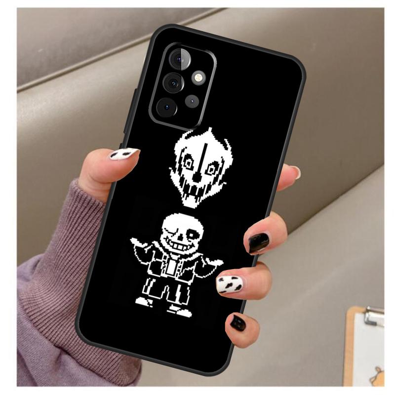 Чехол Undertale Sans для Samsung Galaxy A14 A34 A54 A12 A22 A32 A52 A51 A71 A13 A23 A33 A53 A15 A25