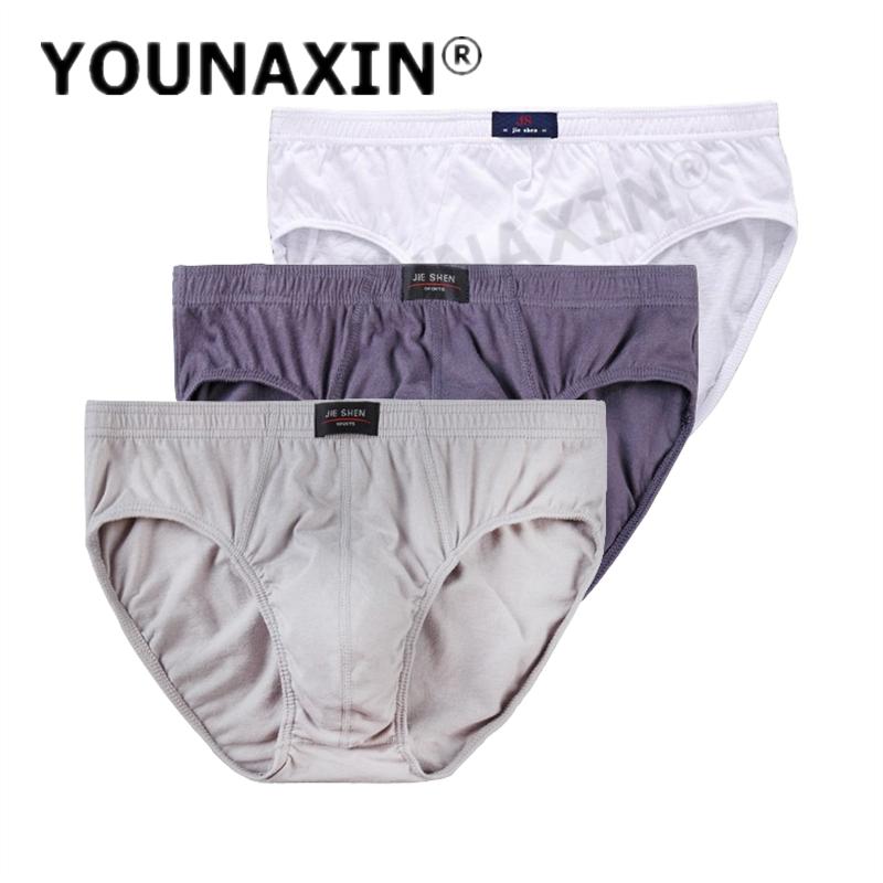 3 Pieces Briefs Men's Big Size Underwear Cotton Panties Shorts Underpants Undies Breathable Knickers L XL 2XL 3XL 4XL 5XL 6XL 7XL