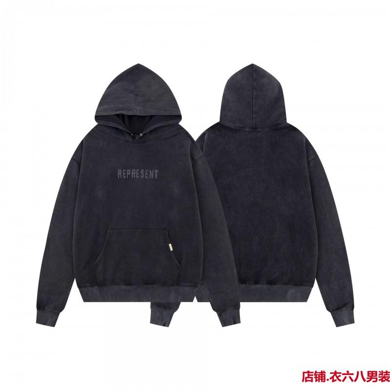 Unisex Oversized Hooded Sweatshirt With Tropical Palm Print Streetwear Cotton Fleece Pullover Winter