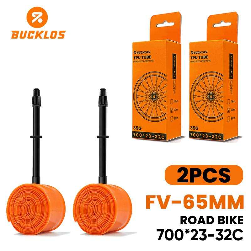 BUCKLOS Bike Inner Tube TPU 700C Bicycle Inner Tire Ultralight Wear-resistant Road Gravel Cycling Tire Tubes Bicycle Tire Parts
