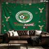 Custom Name Algeria national football team Printed Tapestry – Wall Hanging for Bedrooms, Dorms, and Home Decor