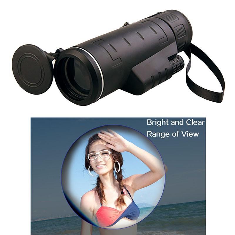 Tactical Panda 40X60 Monocular Telescope+35X50 Low Light Night Vision High-definition High-power Telescope