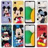Милый чехол для телефона M-Mickey Mouse для Samsung Galaxy A01 A03 Core A04 E A02 A05 A10 A20 A21 A30 A50 S A6 A8 + A7 2018 черный чехол