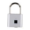 Умный замок с датчиком отпечатков пальцев с USB-подзарядкой, водонепроницаемый дизайн, идеально подходит для защиты велосипедов и туристического снаряжения.