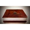Embossed Handmade Vintage Leather Bound Brown Locked Notebook - Hand Crafted Book of Shadows - Unisex Writing Journal - Refillable Diary