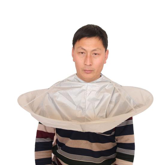 Yousheng Adult Barber Cloak Silver-Seree Складной трехмерный накидка для стрижки волос, комбинированный фартук для профессиональной укладки волос