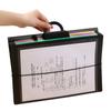 Zhanma Rainbow PP Expanding Hanging Box File Folder Colorful Wall Storage for Office & School Use