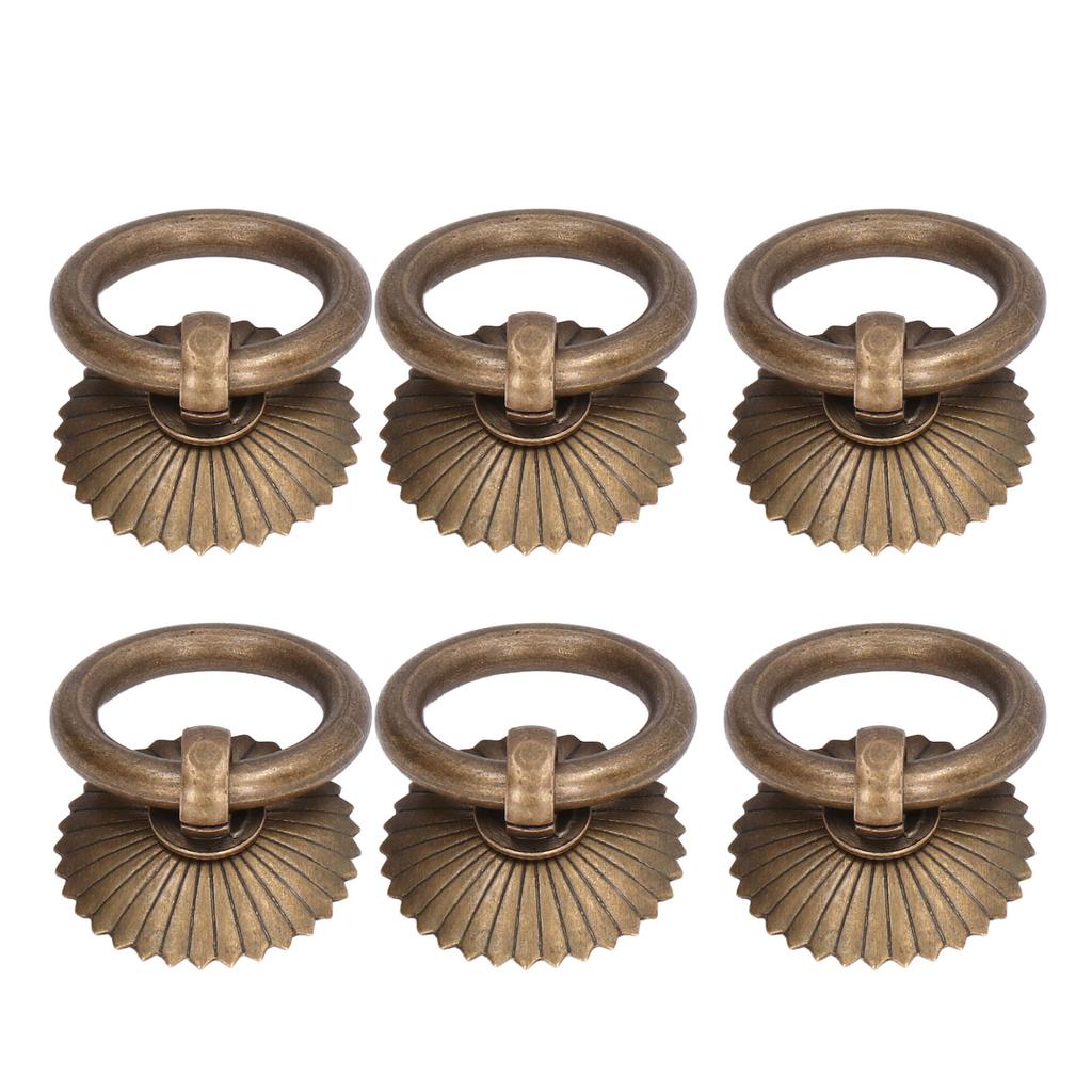 10Pcs Drawer Handles Premium Brass Durable Rustproof Vintage Style Antique Drawer Pulls