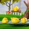 Миниатюры Фигурки Милые Мультяшные Желтые Цыплята Животные Пейзаж Украшения Творческие DIY Украшения Для Дома Аксессуары Подарки