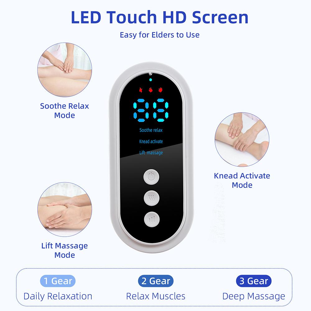 Smart Leg Massager Airbag Kneading Vibration Calf Massager Knee 360° All-round Wrapping