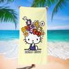 Cute Cartoon Printed Microfiber Beach Towel Quick Dry Soft Absorbent Bath Towel For Seaside