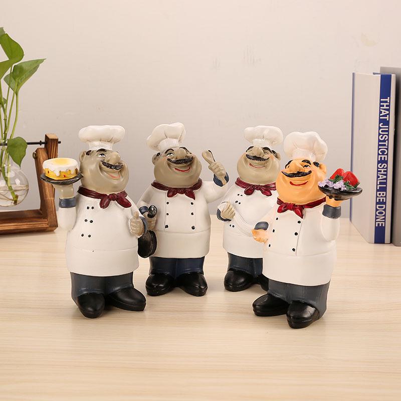 Резиновая фигурка американского шеф-повара в деревенском стиле: Многофункциональный Декор для Гостиной, Столовой или Кафе. Модное украшение для рабочего стола.
