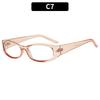Fashion Korean Version Of The New Small Frame Square Flat Mirror Anti-Blue Light Literary Plain Glasses Frame Women Can Match Myopia Glasses