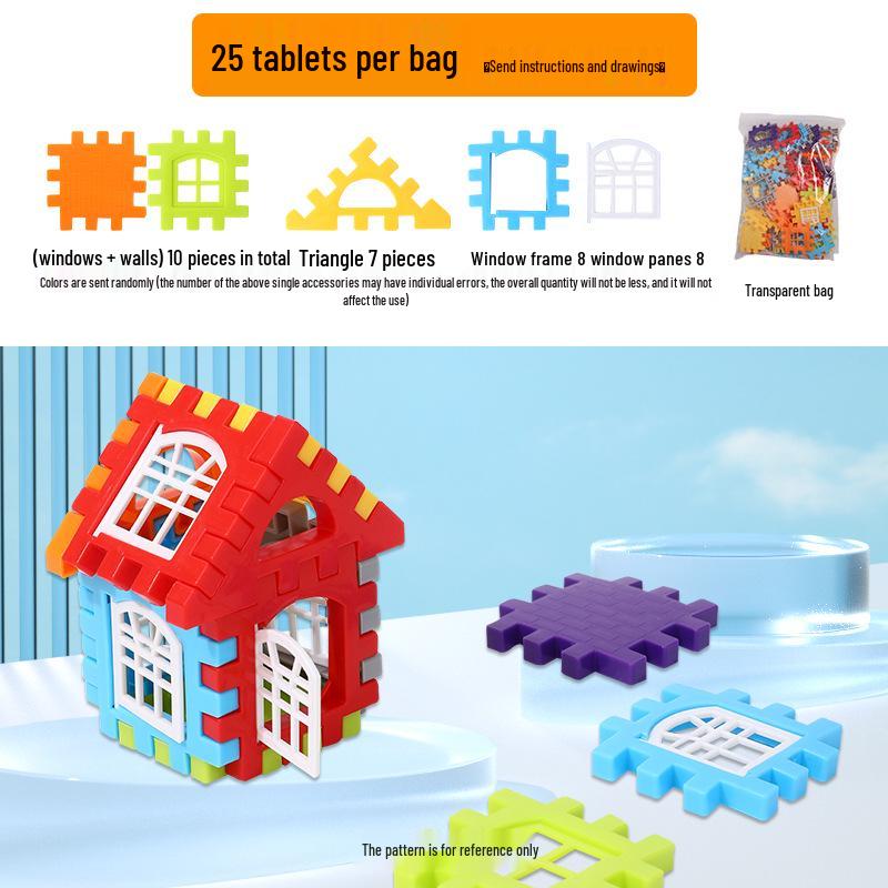 3D Puzzle Educational Building Blocks Toy for Girls & Boys Ages 3-6