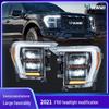 Ford F150 Raptor LED Streamer Turn Signal & Daytime Running Light Headlight Assembly