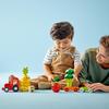 Игрушка LEGO Duplo Первый трактор с овощами, отличный подарок на день рождения, Рождество и развивающие игрушки для мальчиков и девочек от 18 месяцев, 2 лет и 3 лет